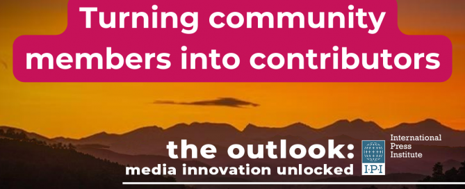 The Outlook newsletter: Turning community members into contributors